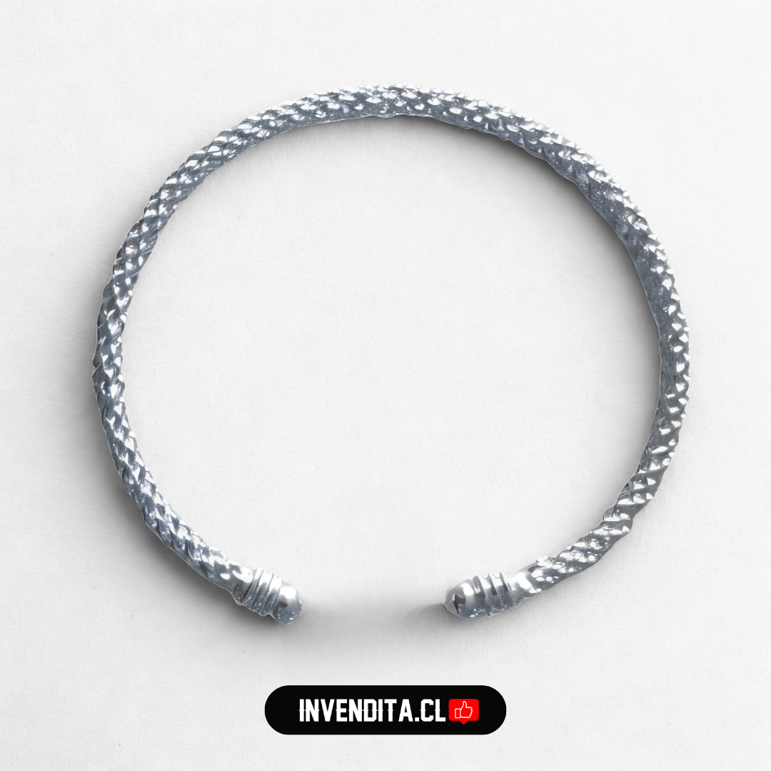 Pulsera de plata 925 estilo tejido