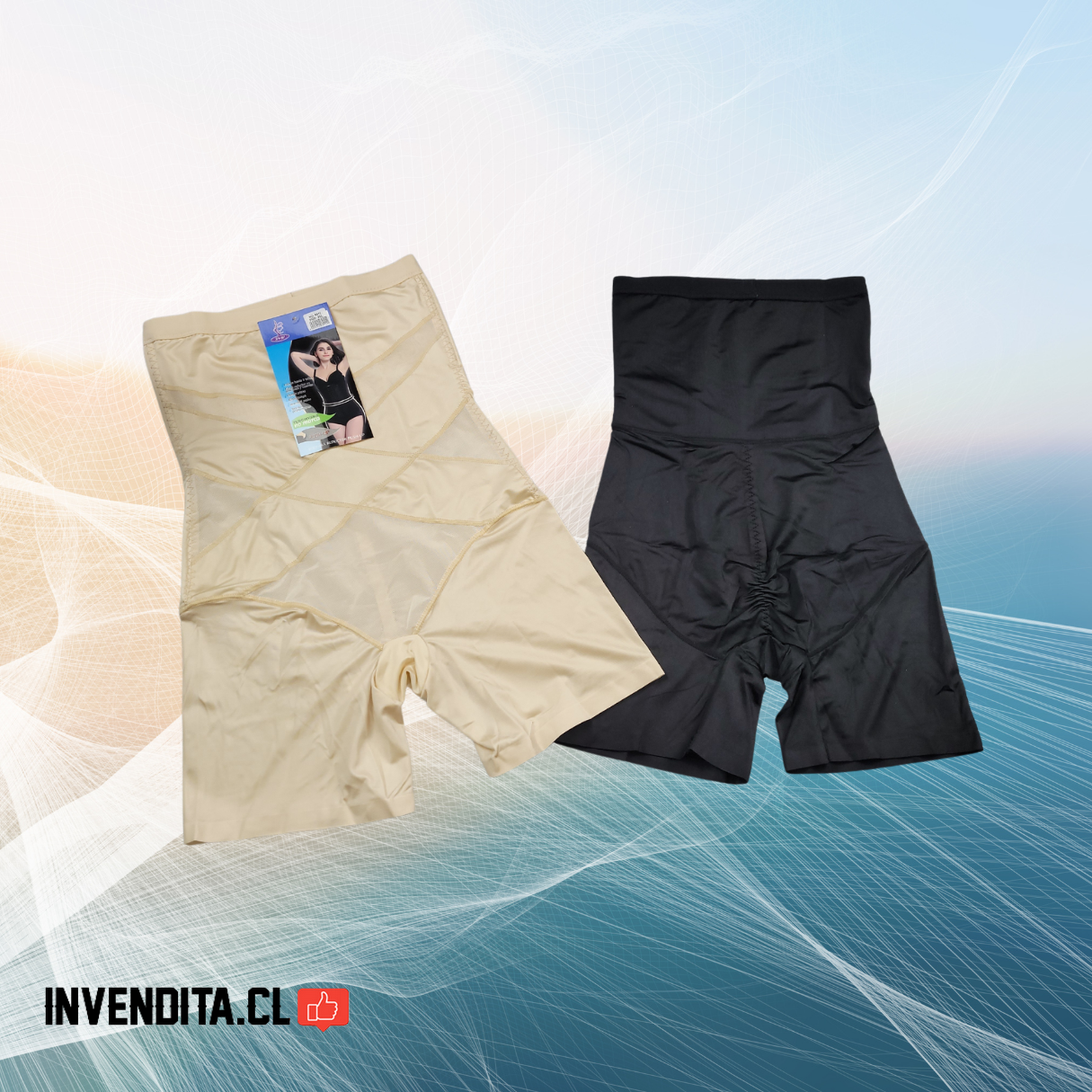Faja pantalón con compresión cruzada