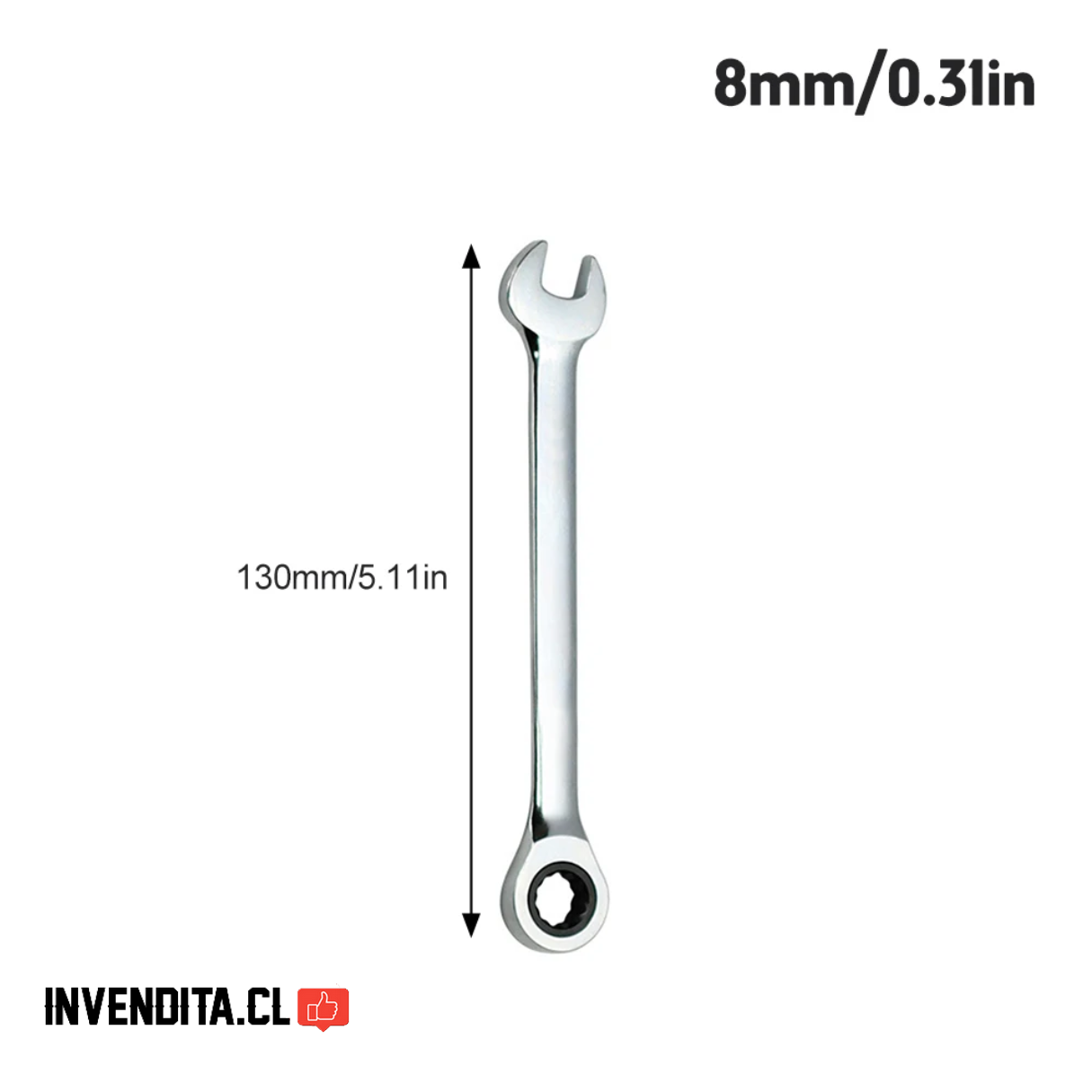 Juego de llaves punta corona 6, 8 y 10 mm