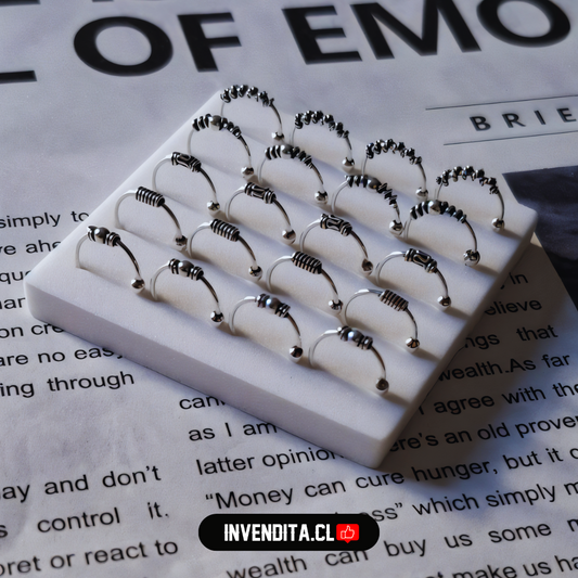 Aros de plata 925 piercing argollas Bali