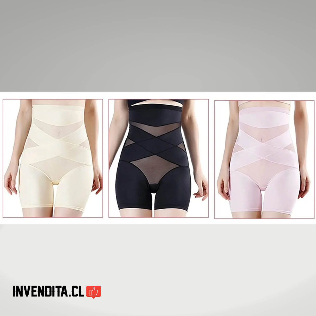 Faja pantalón con compresión cruzada
