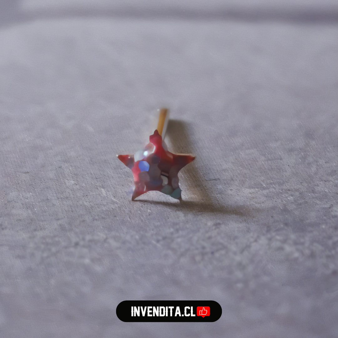 Aros de plata 925 piercing de estrellas