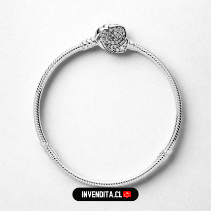 Pulsera estilo pandora diseño floreciendo