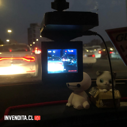 Cámara Seguridad Auto Dash con tarjeta de memoria 32 GB