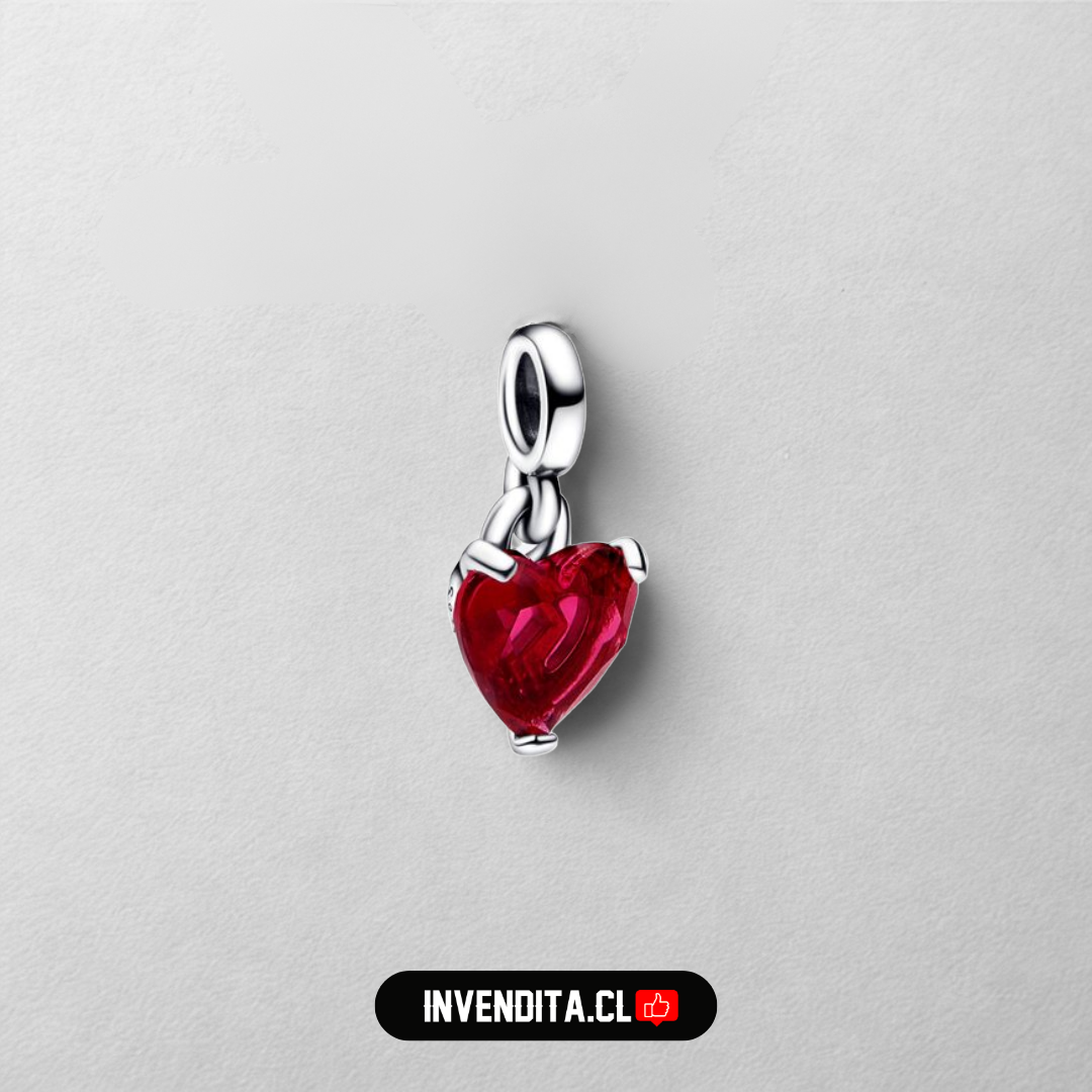 Charm estilo pandora estilo corazón