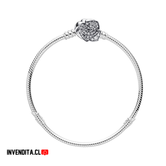 Pulsera estilo pandora diseño floreciendo