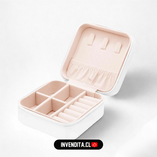 Joyero mixto cuadrado blanco