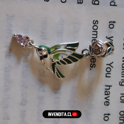 Charm estilo pandora lagrima de golondrina