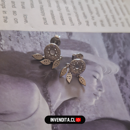 Aros de plata 925 diseño atrapasueños