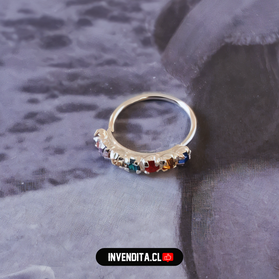 Aros de plata 925 piercing banda circones de colores