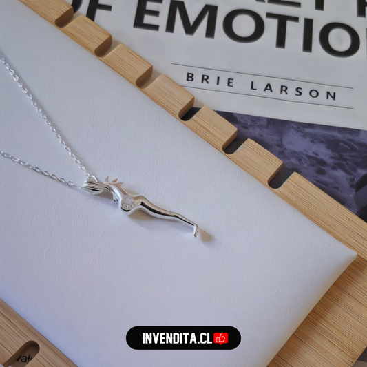 Collar de plata 925 embarazada con circón