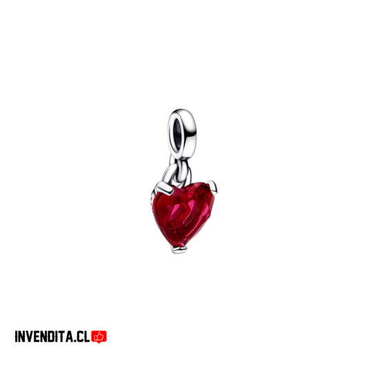 Charm estilo pandora estilo corazón