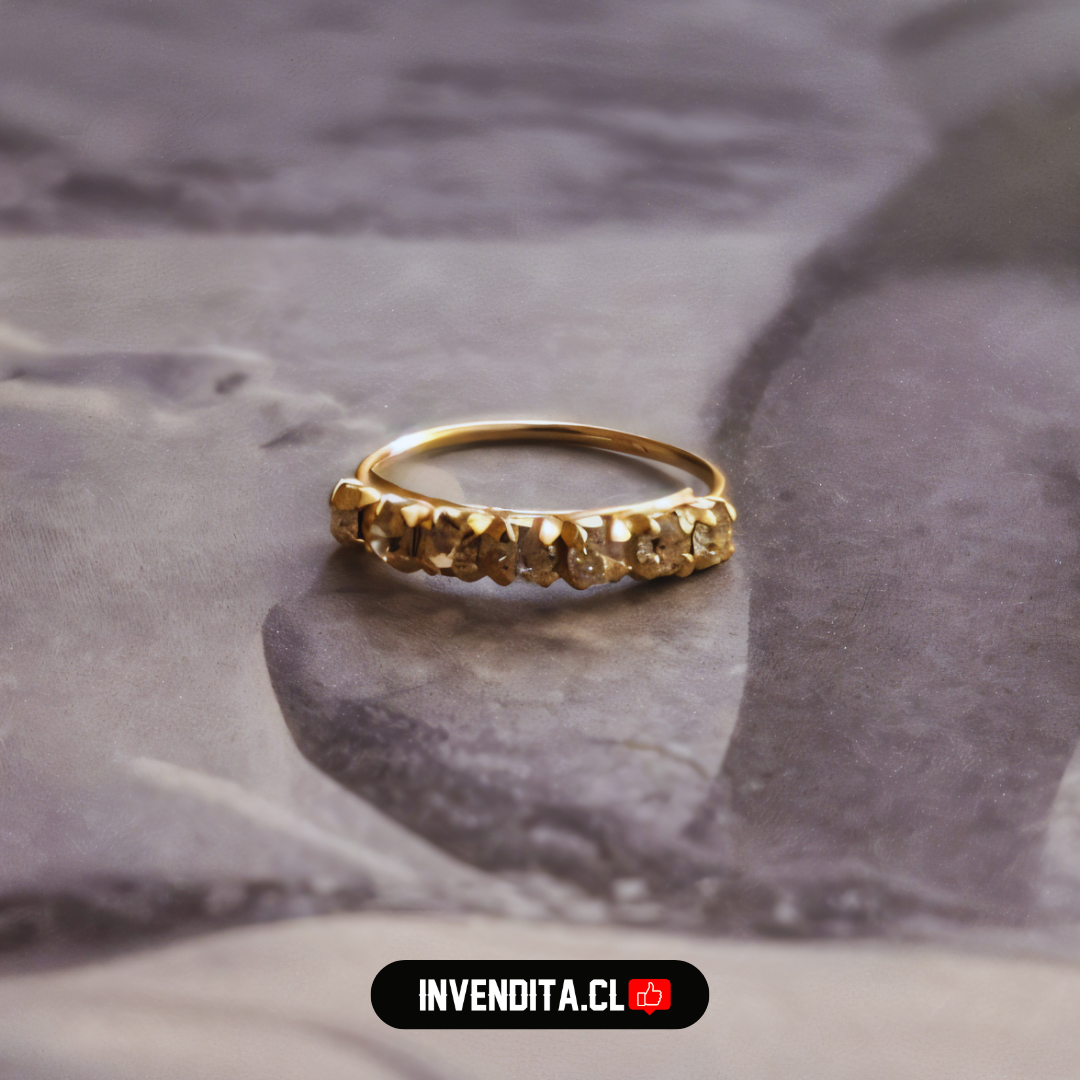 Aros de plata 925 piercing con circones bañados en oro