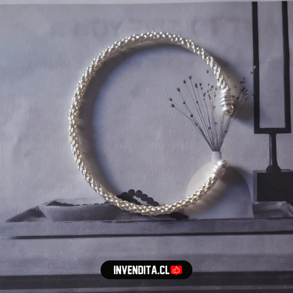 Pulsera de plata 925 estilo tejido
