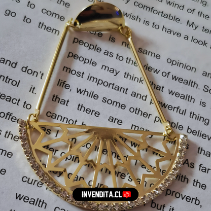 Aros enchapados en oro modelo Estambul