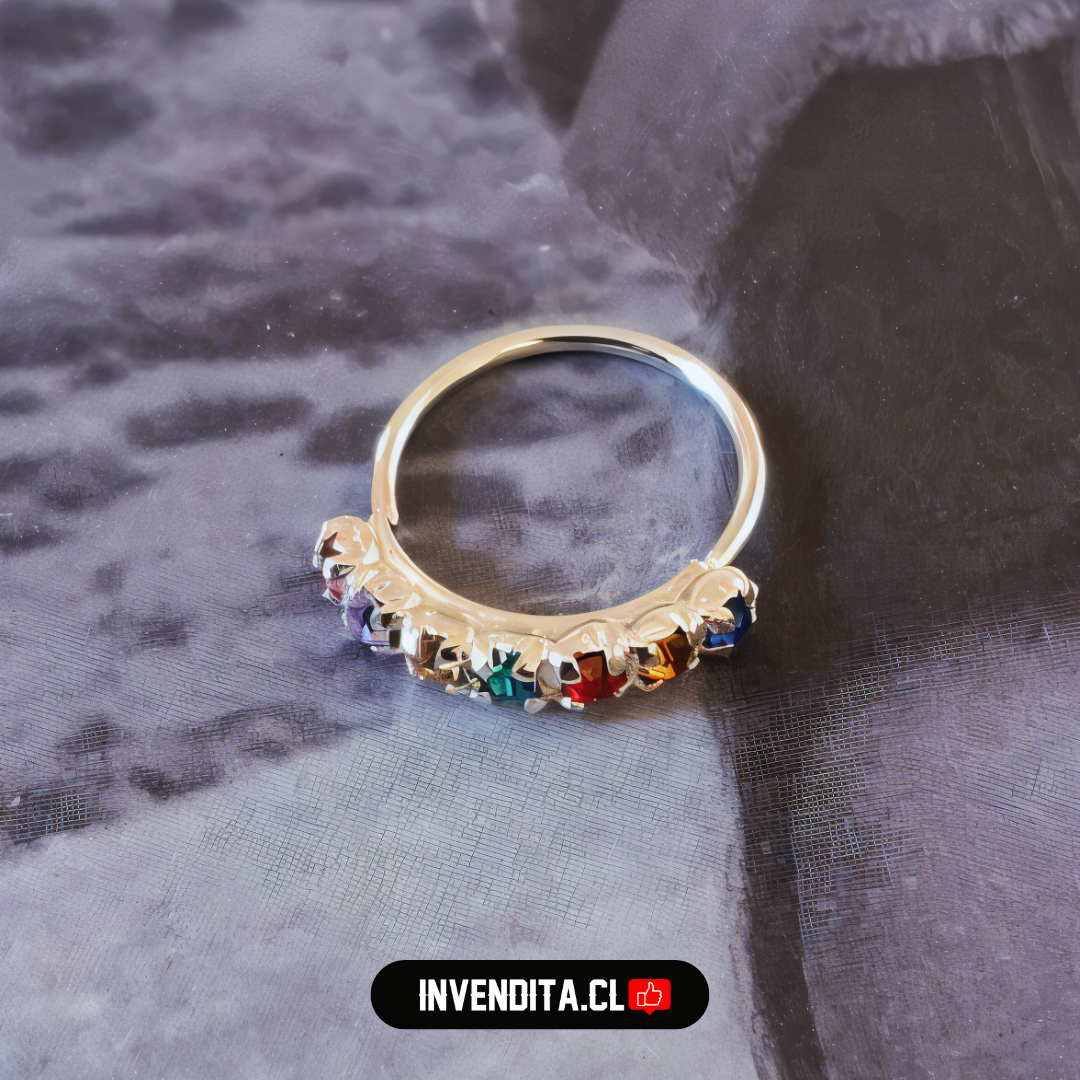 Aros de plata 925 piercing banda circones de colores