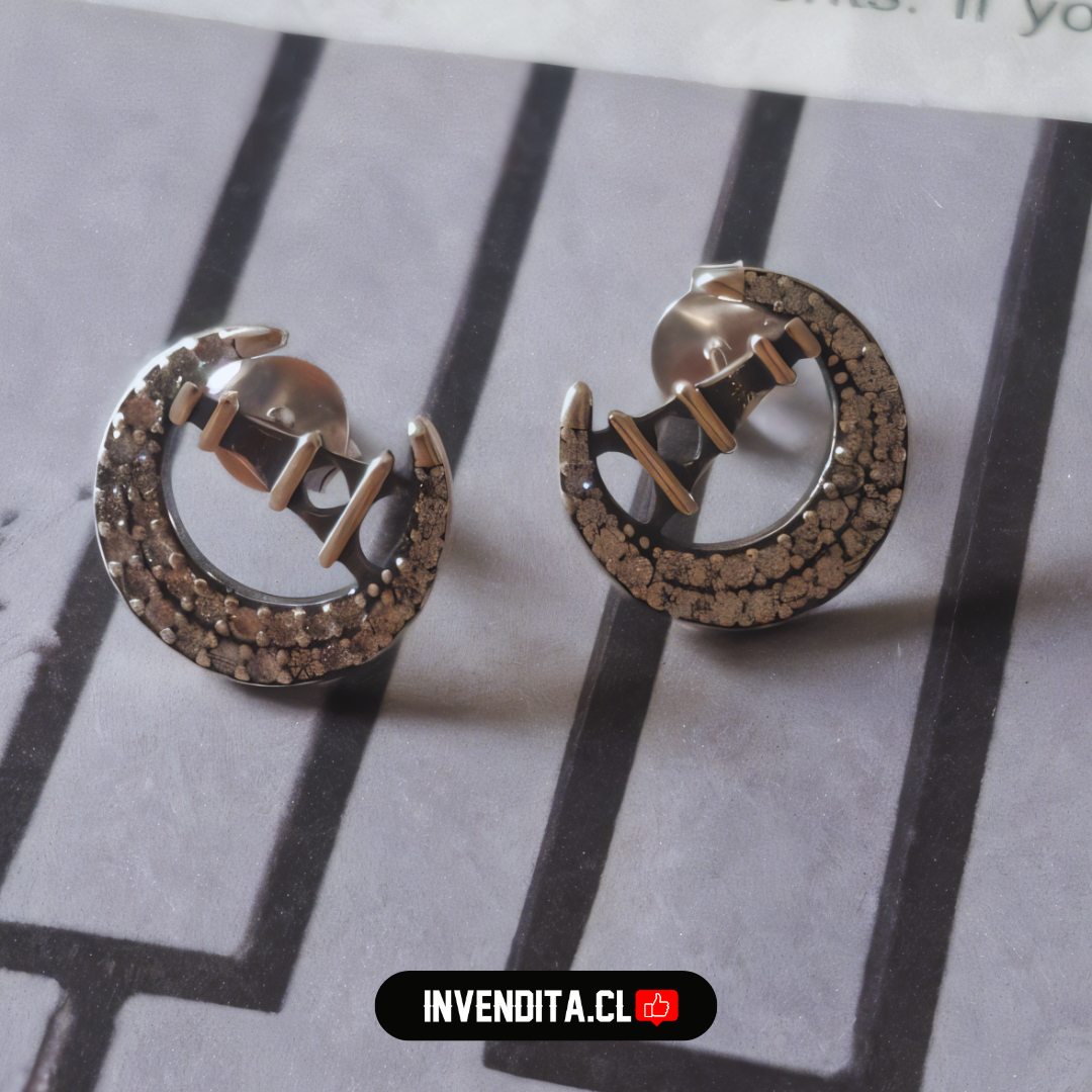 Aros de plata 925 torre Eiffel Di Luna circones