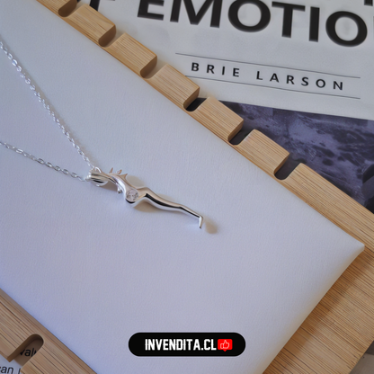 Collar de plata 925 embarazada con circón