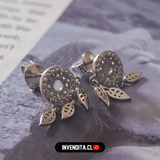 Aros de plata 925 diseño atrapasueños