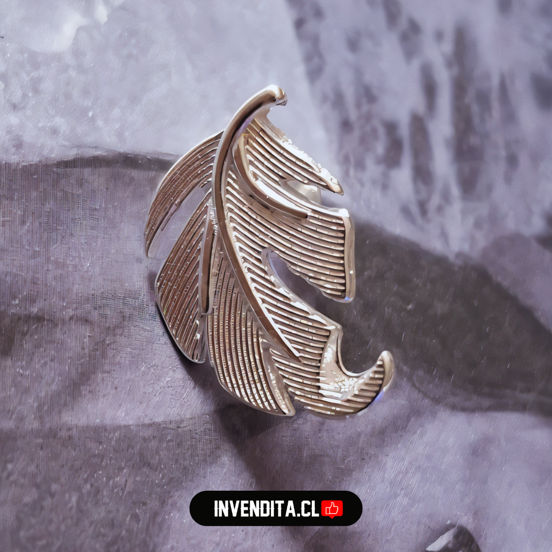 Aros enchapados en plata placa de hoja